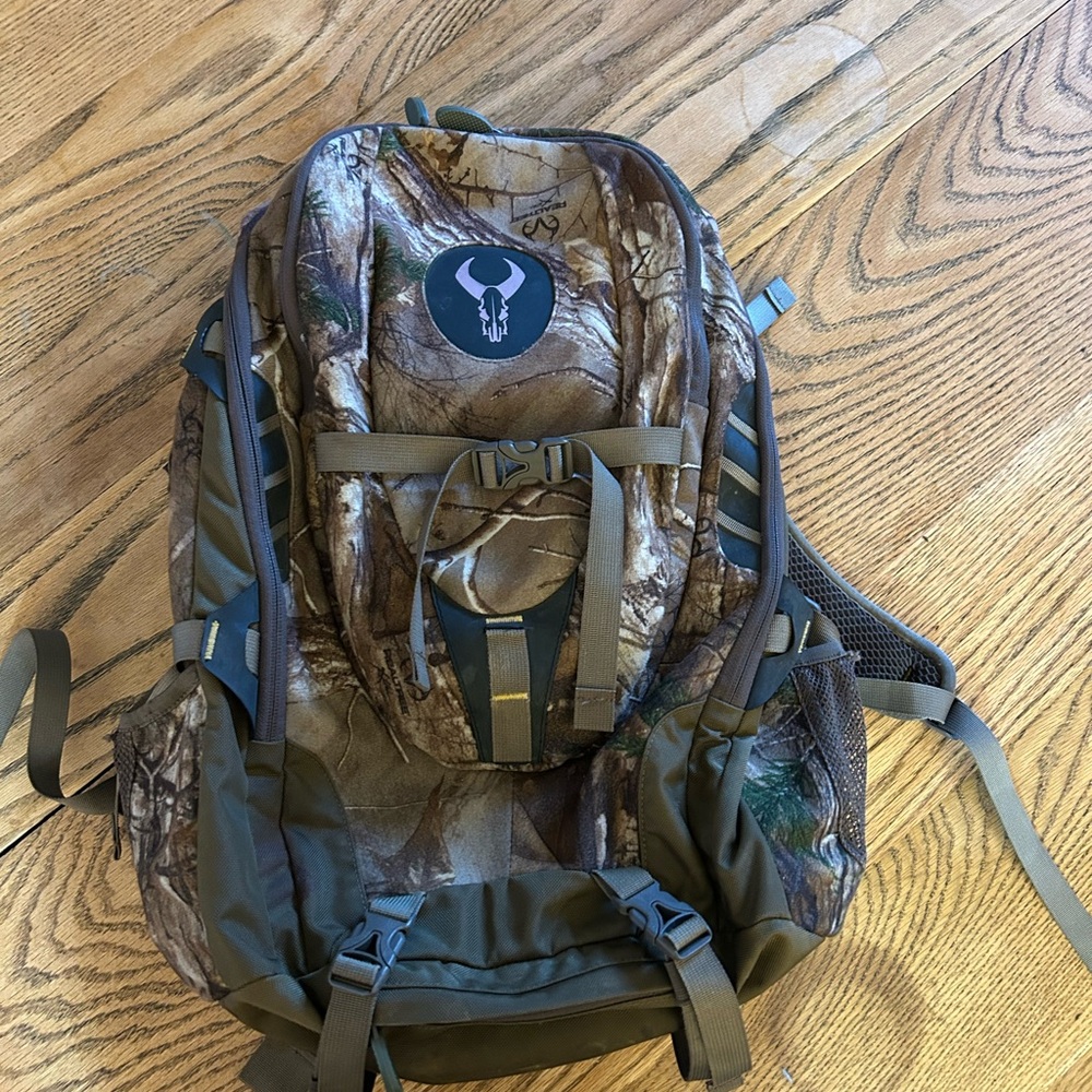 Unbranded Women's Camo Daypack Backpack - Brown/Olive